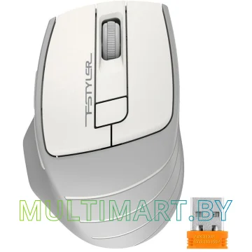 Мышь A4Tech Fstyler FG30 (белый/серый) картинка 2